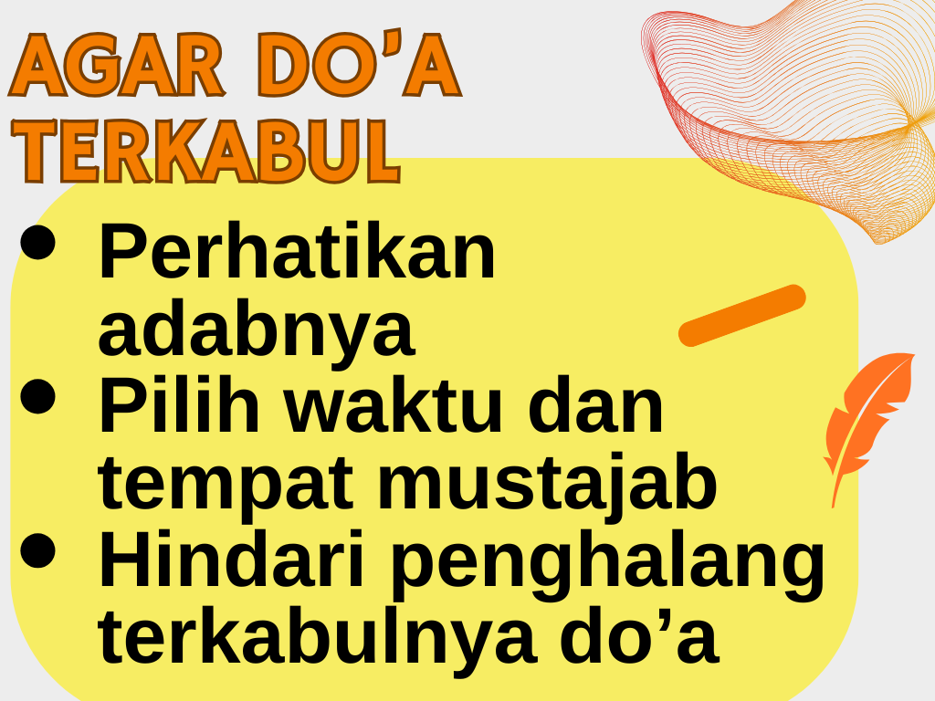 Agar Do’a Terkabul
