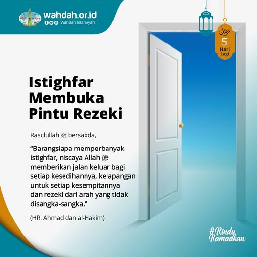 Istighfar Pembuka Kunci Rezeki